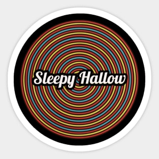 Sleepy Hallow / Funny Circle Style Sticker